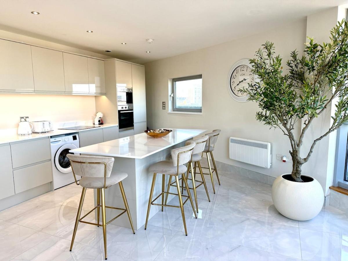 Skyline Penthouse Free Parking Sleeps 8 * Cardiff