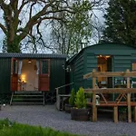 Shepherds Hut In Enclosed Field