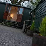 Shepherds Hut In Enclosed Field