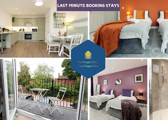 Large 2 Bed Central Apartment With Balcony And Private Parking