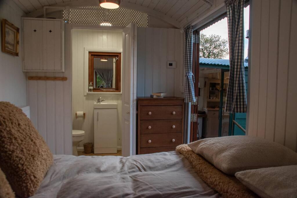 Shepherds Hut In Enclosed Field * Cardiff