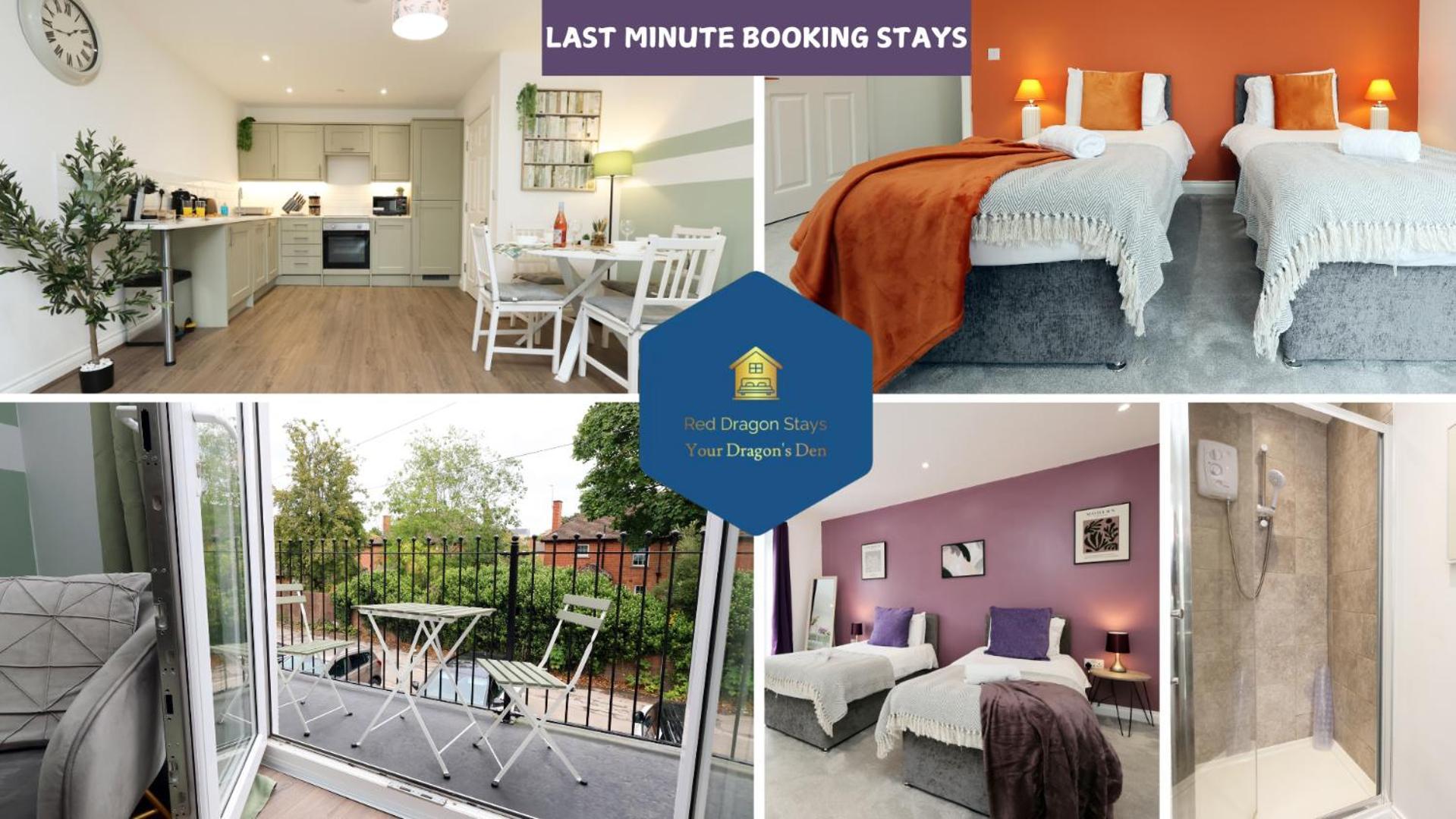 Large 2 Bed With Balcony And Private Parking Holiday home